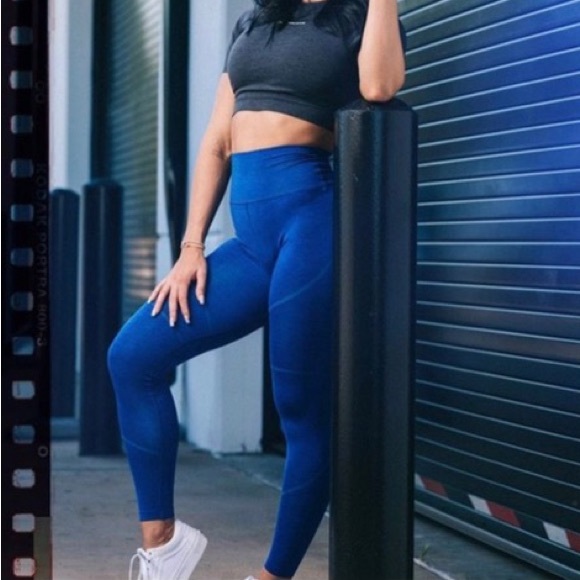 Alphalete Sonic Blue Revival Leggings - Picture 1 of 7